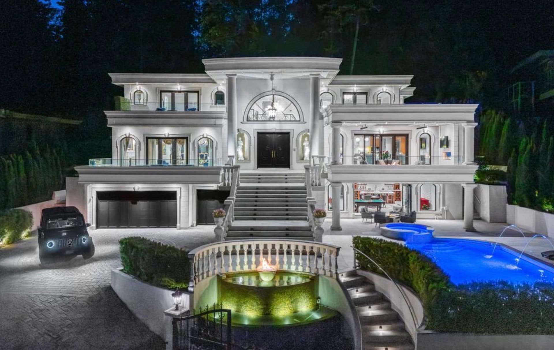 Gated Half Acre Furnished Luxury Mansion in BP with unobstructed city and ocean views